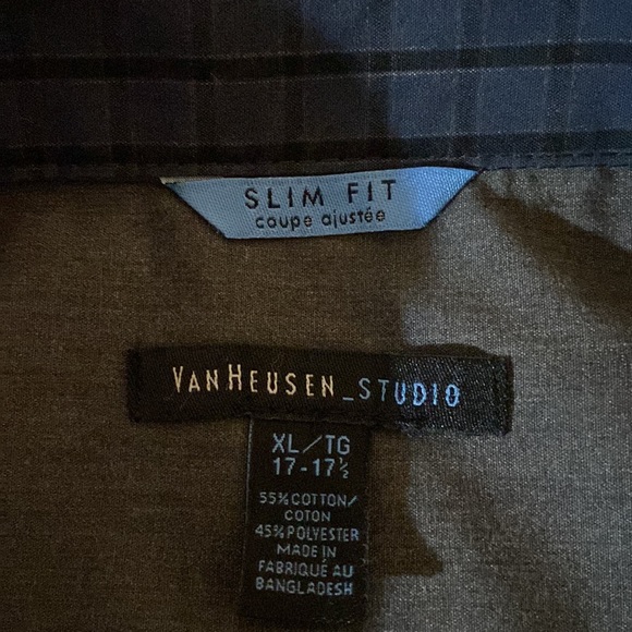 Men’s Van Heusen Studio XL Shirt Slim Fit - Picture 3 of 7